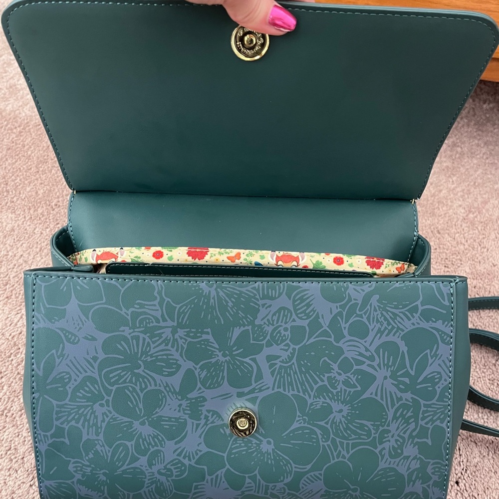 Loungefly Disney Bambi Shoulder Bag - Green and Yellow - Picture 4 of 7